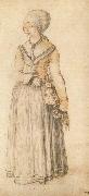 Albrecht Durer A Nuremberg Lady in Everyday oil painting